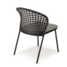 MALO - Set of 2 Black Rattan Chairs | Outdoor Furniture