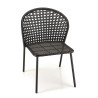 MALO - Set of 2 Black Rattan Chairs | Outdoor Furniture