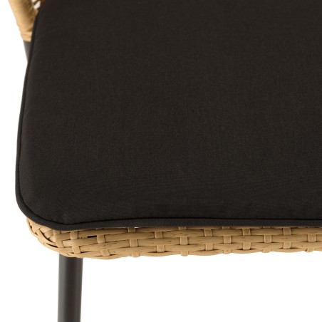 MALO - Set of 2 Natural-Coloured Rattan Chairs