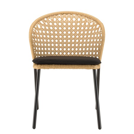 MALO - Set of 2 Natural-Coloured Rattan Chairs
