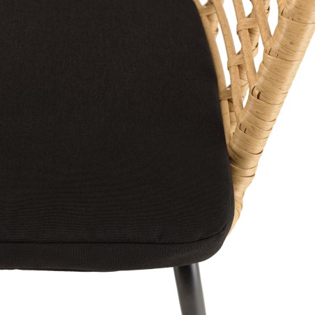 Lot de 2 fauteuils MALO en rotin synthétique