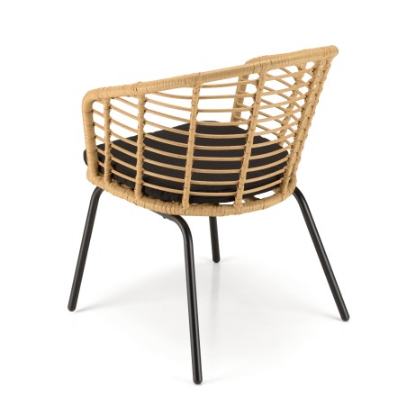 Lot de 2 fauteuils MALO en rotin synthétique
