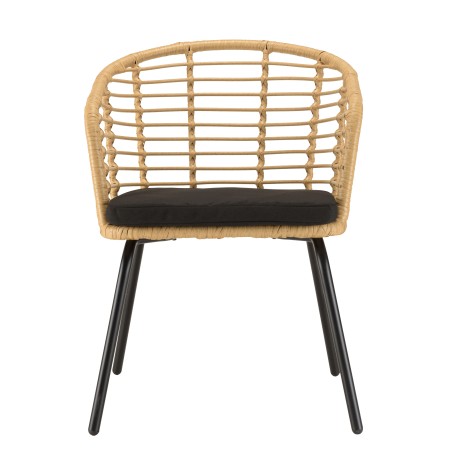 Lot de 2 fauteuils MALO en rotin synthétique
