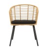 Lot de 2 fauteuils MALO en rotin synthétique
