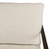 OCTAVE Ecru Fabric Armchair with 1 Cushion