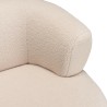 OCTAVE Armchair in Ecru Bouclé Fabric