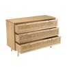 Commode RODRIGO - Bois naturel 3 tiroirs