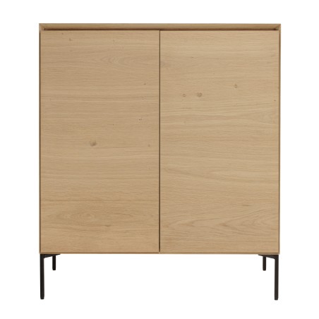 Buffet MAXENDRE couleur naturelle 2 portes 3 étagères