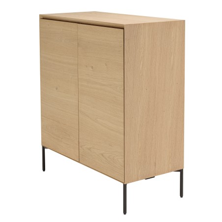MAXENDRE - Natural-Colored Sideboard with 2 Doors, 3 Shelves