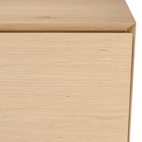 Buffet MAXENDRE couleur naturelle 4 portes 6 étagères