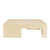 GREGOIRE Square Coffee Table 95x95cm - Beige Concrete