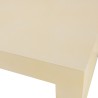 Table basse GREGOIRE en béton beige 95x95cm