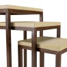Set de 3 tables gigognes carrées GREGOIRE