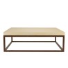 GREGOIRE Coffee Table 120x120cm - Concrete Top & Steel Legs