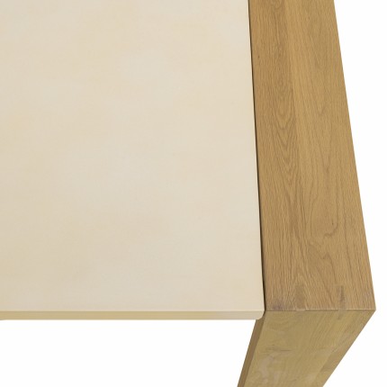 Table à manger GREGOIRE en chêne et béton 240x100cm