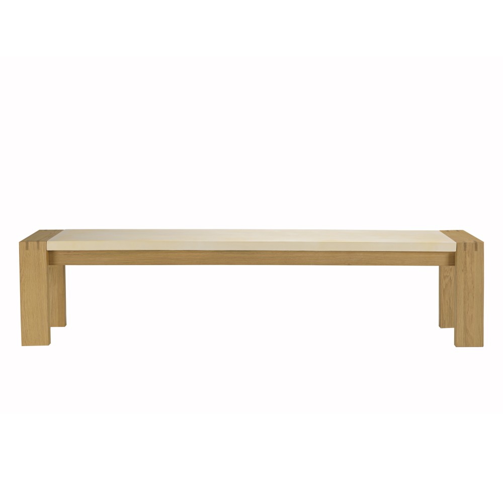 Banc GREGOIRE en chêne naturel 202x40cm Banc GREGOIRE en chêne naturel 202x40cm
