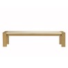 GREGOIRE Natural Oak Bench 202x40cm - Beige Concrete Seat