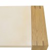 GREGOIRE Natural Oak Bench 202x40cm - Beige Concrete Seat