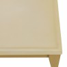 GREGOIRE Square Oak Coffee Table 80x80cm - Beige Concrete Top