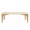 Table basse GREGOIRE rect. angles biseautés 130x70cm