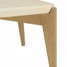 GREGOIRE - Rectangular Coffee Table with Bevelled Corners 130x70cm Concrete Top