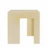 Tabouret GREGOIRE en béton beige 50x50cm
