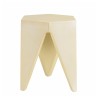 Tabouret GREGOIRE en béton beige - Conseils d'entretien inclus