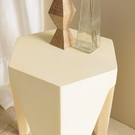 GREGOIRE Stool - Beige Concrete - Elegant and Versatile