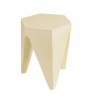Tabouret GREGOIRE en béton beige - Conseils d'entretien inclus