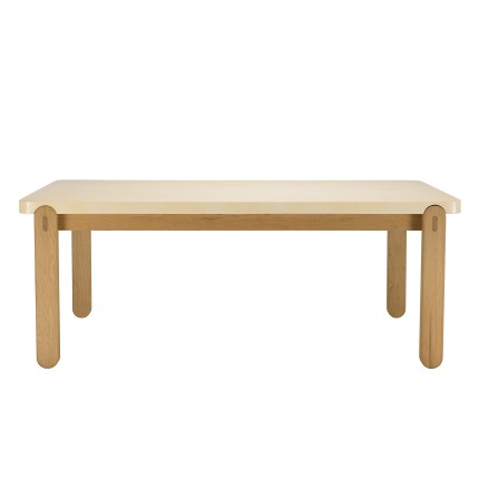 Table à manger GREGOIRE - Chêne naturel 200x101cm