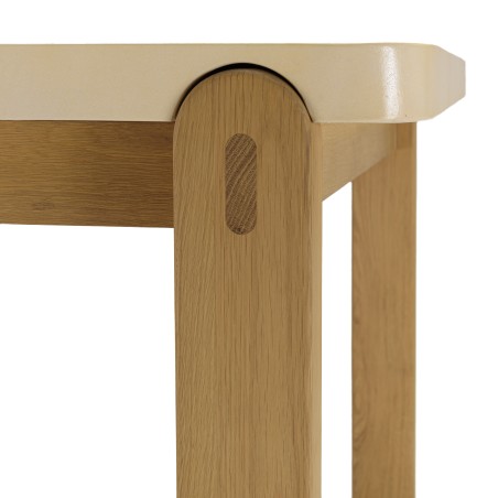Table à manger GREGOIRE - Chêne naturel 200x101cm