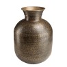 Vase HONORE en aluminium - L53cm H75cm - Laiton noir antique