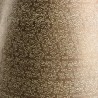 Vase alu HONORE 40cmx70cm vert vieilli motifs arabesques