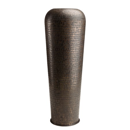 Vase alu HONORE 30cmx85cm cuivre noir antique