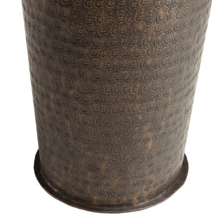 Vase alu HONORE 30cmx85cm cuivre noir antique