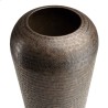 Vase alu HONORE 30cmx85cm cuivre noir antique