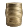 HONORE Aluminium Side Table - Dark Brass Color | L33cm H45cm