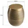 Table d’appoint HONORE en aluminium