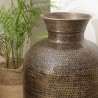 HONORE Aluminium Vase L53cm H75cm - Antique Black Brass Color