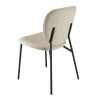 Lot de 2 chaises TOM en tissu écru