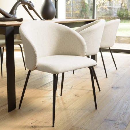 TOM - Set of 2 Fir Green Velvet Chairs
