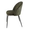 Lot 2 chaises velours vert sapin