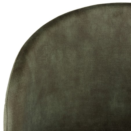 TOM - Set of 2 Pine Green Velvet Chairs | Cozy and Elegant Design