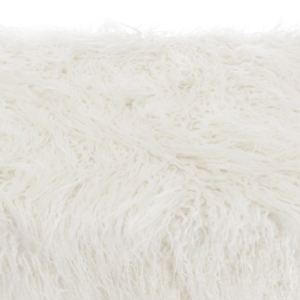 Banc SACHA peau de mouton ivoire 120x40cm