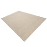 Tapis QUENTIN 160x230cm laine blanc/marron chiné