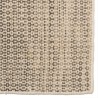 Tapis QUENTIN en laine tissée blanc et kaki 160x230cm
