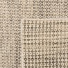 Tapis QUENTIN en laine tissée blanc et kaki 200x290cm
