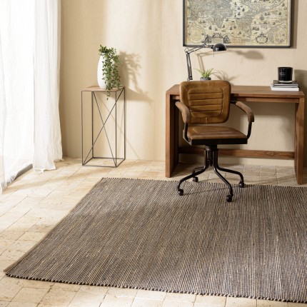 Tapis QUENTIN en jute et coton 160x230cm