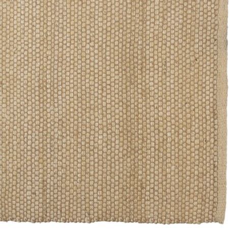 Quentin Rectangular Rug 160x230cm - Beige Jute and Cotton