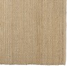 Tapis QUENTIN 160x230cm en jute et coton beige